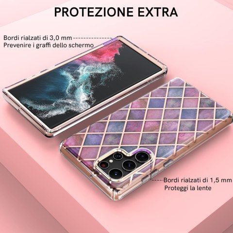 ETUI RÓŻ FIOLET SAMSUNG GALAXY S22 ULTRA