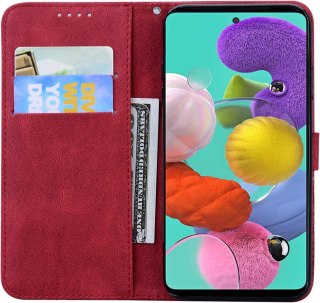 ETUI SAMSUNG GALAXY A52 5G/4G ZAMYKANE CZERWONE