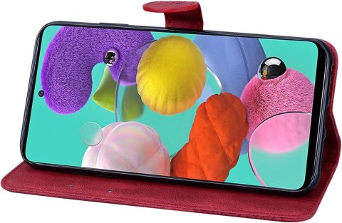 ETUI SAMSUNG GALAXY A52 5G/4G ZAMYKANE CZERWONE