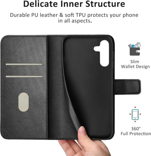 ETUI SAMSUNG GALAXY S22 ULTRA Z KLAPKĄ CZARNE ETUI SAMSUNG GALAXY S22 ULTRA Z KLAPKĄ CZARNE