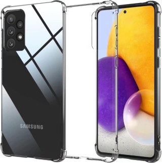 ETUI SILIKONOWE DO SAMSUNG GALAXY A73 5G BEZBARWNE TRANSPARENTNE