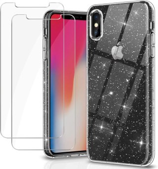 ETUI SILIKONOWE IPHONE XS/X 5.8' SZKŁO HARTOWANE