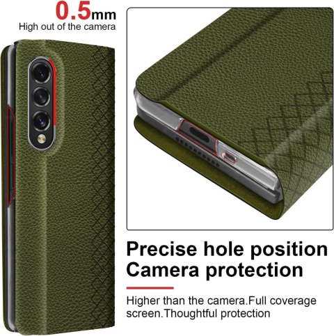 MAGNETYCZNE ETUI ZIELONE SAMSUNG GALAXY Z FOLD 3