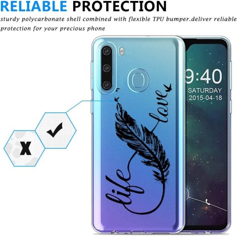 ZESTAW ETUI SAMSUNG GALAXY S21 5G BEZBARWNE Z PIÓRKIEM +FOLIA OCHRONNA ZESTAW ETUI SAMSUNG GALAXY S21 5G BEZBARWNE Z PIÓRKIEM +FOLIA OCHRONNA