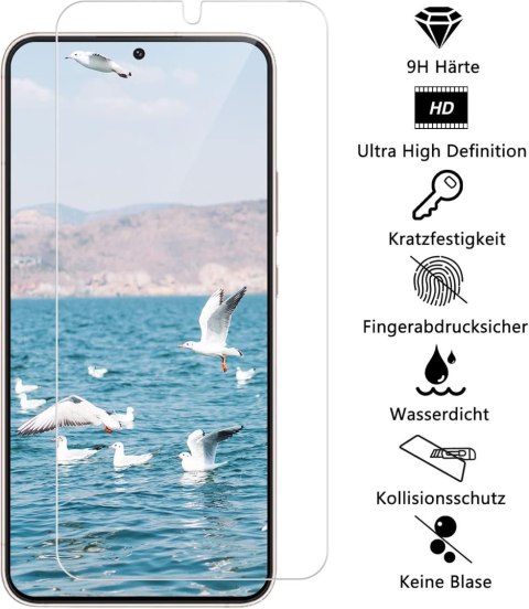 2x SZKŁO HARTOWANE 9H DO SAMSUNG GALAXY S22 WZMOCNIONE WYTRZYMAŁE