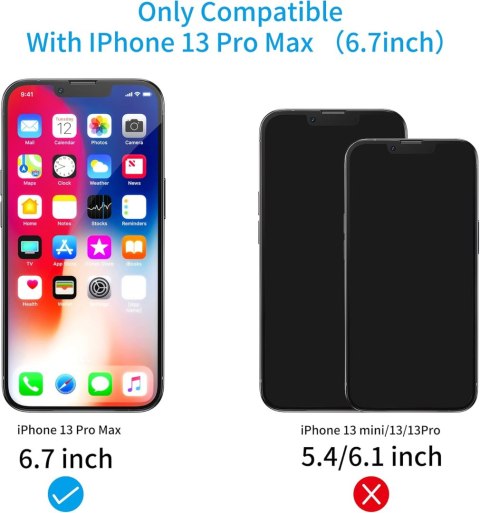 2x SZKŁO HARTOWANE 9H IPHONE 13 PRO MAX