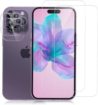 2x SZKŁO HARTOWANE IPHONE 14 PRO SZKŁO APARAT