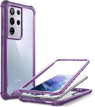 ETUI FIOLETOWE SAMSUNG GALAXY S21 ULTRA CASE BUMPER MOCNY SM-G998