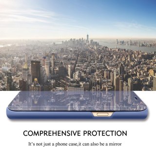 ETUI GRANATOWE SAMSUNG GALAXY A13 5G LUSTERKO KLAPKA POKROWIEC OCHRONNY