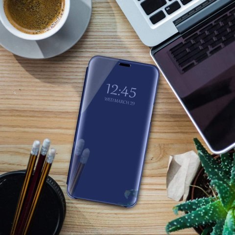 ETUI GRANATOWE SAMSUNG GALAXY A13 5G LUSTERKO KLAPKA POKROWIEC OCHRONNY