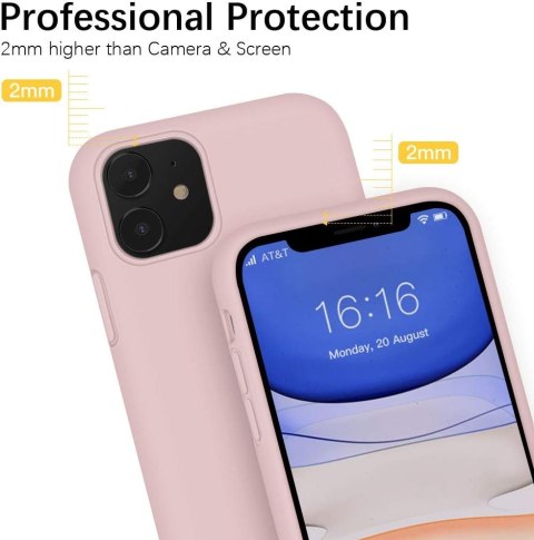 ETUI IPHONE 12 6.1' RÓŻOWE PLECKI ODPORNE MOCNE