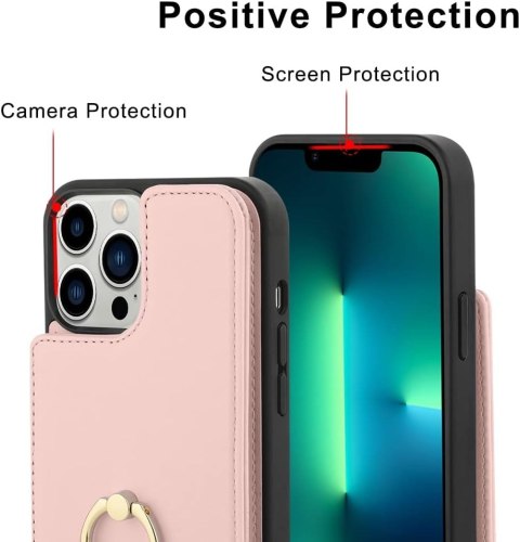 ETUI IPHONE 13 PRO MAX 6.7 5G RÓŻOWY PORTFEL