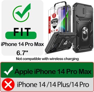 ETUI IPHONE 14 PRO MAX 6.7' 2X SZKŁO NA EKRAN