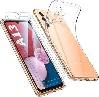 ETUI PRZEŹROCZYSTE SAMSUNG GALAXY A13 2xSZKŁO