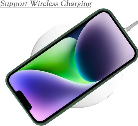 ETUI SILIKONOWE DO APPLE IPHONE 14 PLUS ZIELONE +MIEJSCE NA KARTY PORTFEL ETUI SILIKONOWE DO APPLE IPHONE 14 PLUS ZIELONE +MIEJSCE NA KARTY PORTFEL