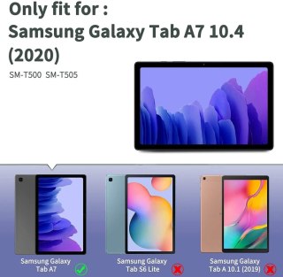 ETUI ZAMYKANE BRĄZOWE SAMSUNG GALAXY TAB A7 10.4'