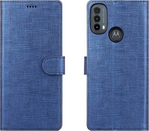 ETUI ZAMYKANE NIEBIESKIE MOTOROLA MOTO E30