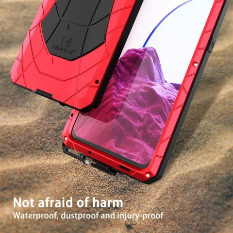 ETUI BUMPER CZERWONY ONEPLUS NORD N20 5G METALOWY WZMOCNIONY ‎CPH2459