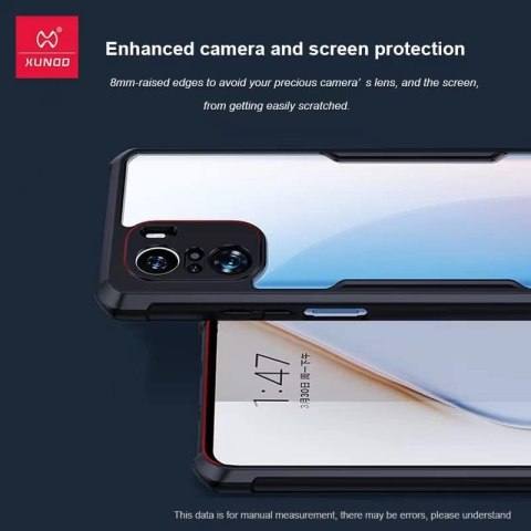 ETUI CZARNE PRZEŹROCZYSTE XIAOMI POCO M5s/ REDMI NOTE 10s