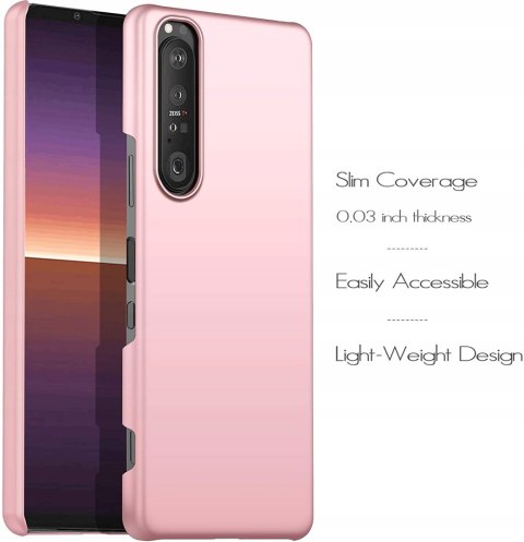 ETUI MATOWE RÓŻOWE SONY XPERIA 1 III ETUI MATOWE RÓŻOWE SONY XPERIA 1 III