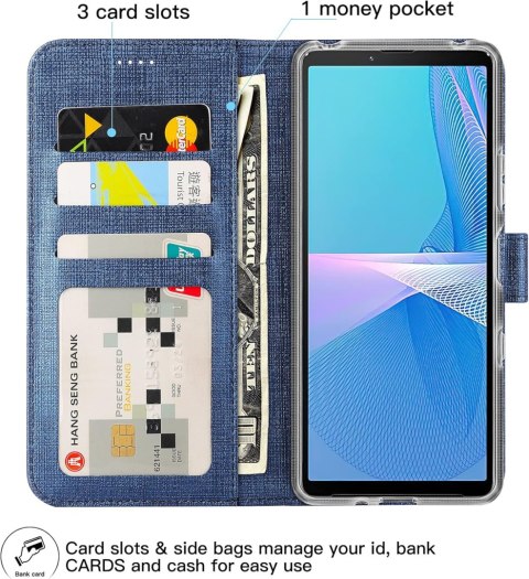 ETUI NIEBIESKIE SONY XPERIA 10 III