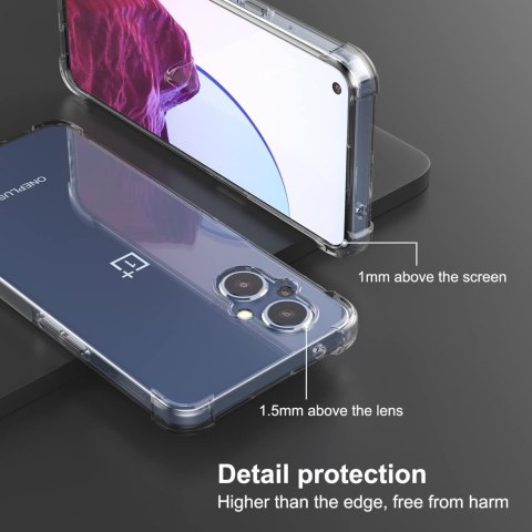 ETUI PLECKI ONEPLUS NORD N20 5G CASE SILIKONOWY PRZEZROCZYSTY WYTRZYMAŁY