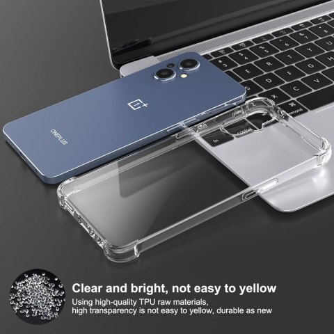 ETUI PLECKI ONEPLUS NORD N20 5G CASE SILIKONOWY PRZEZROCZYSTY WYTRZYMAŁY