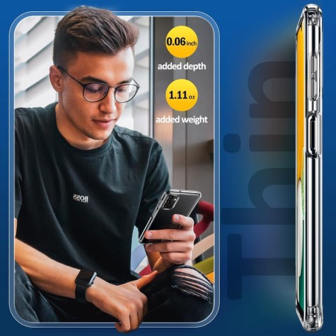 ETUI PLECKI SILIKONOWE BEZBARWNE SAMSUNG GALAXY A13 5G/ A04s CASE OCHRONNY