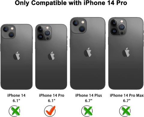 ETUI POKROWIEC DO APPLE IPHONE 14 PRO 6.1' ZIELONE RÓŻOWE SILIKONOWE PLECKI