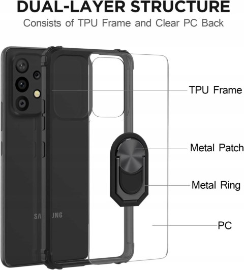 ETUI PRZEŹROCZYSTE SAMSUNG GALAXY A33 5G 2xSZKŁO