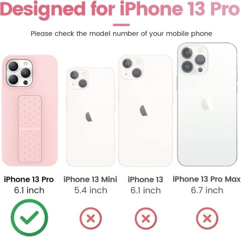 ETUI RÓŻOWE IPHONE 13 PRO 6.1'