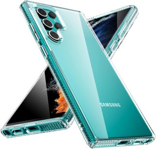 ETUI SILIKONOWE DO SAMSUNG GALAXY S22 ULTRA 5G TRANSPARENTNE LEKKIE CIENKIE