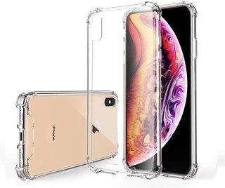 ETUI SILIKONOWE PRZEŹROCZYSTE IPHONE XS MAX 6.5'