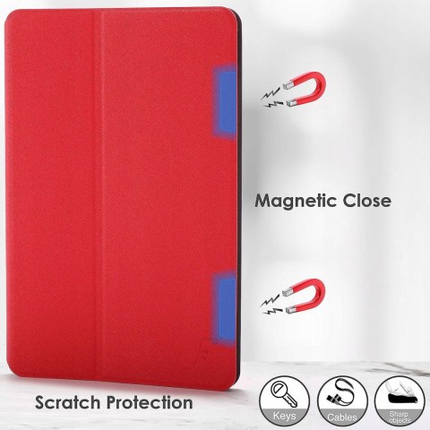 ETUI ZAMYKANE CZERWONE IPAD AIR 2020 10.9'