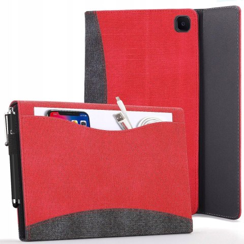 ETUI ZAMYKANE CZERWONE SAMSUNG GALAXY TAB A7 10.4'