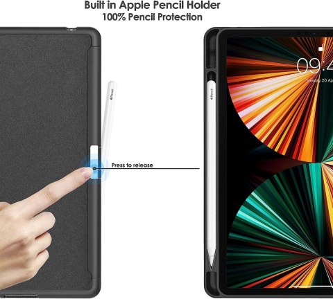 ETUI ZAMYKANE FIOLETOWE IPAD PRO 12.9 2021