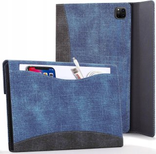 ETUI ZAMYKANE NIEBIESKIE IPAD PRO 12.9 2021