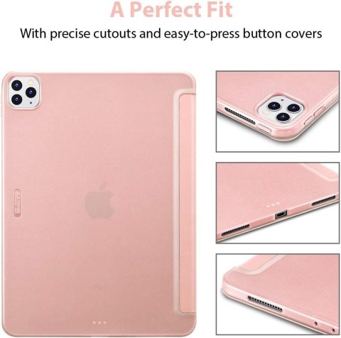 ETUI ZAMYKANE RÓŻOWE IPAD PRO 11 2020/2018