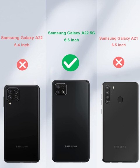 ETUI ZAMYKANE Z KLAPKĄ SAMSUNG GALAXY A22 5G RÓŻOWE ELEGANCKIE SM-A226B