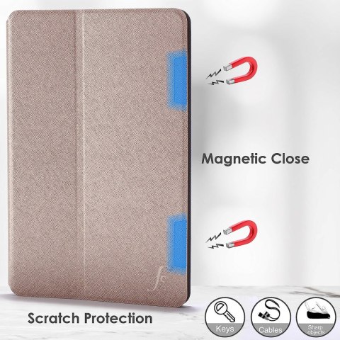 ETUI ZAMYKANE ZŁOTE IPAD AIR 5 2022 10.9'