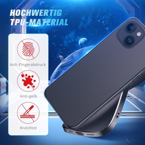 ETUI PLECKI CZARNE SILIKONOWE iPhone 14 6,1'