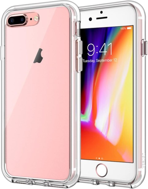 ETUI POKROWIEC DO APPLE IPHONE 8 PLUS/ 7 PLUS BEZBARWNE SILIKONOWE PLECKI