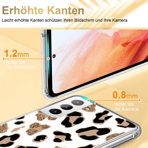 ETUI SILIKONOWE DO SAMSUNG GALAXY S22 WZÓR ZWIERZĘCY LEOPARD SM-S901