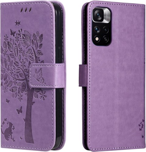 ETUI Z KLAPKĄ FIOLETOWE +2x SZKŁO HARTOWANE XIAOMI REDMI NOTE 11 PRO/PRO+ ETUI Z KLAPKĄ FIOLETOWE +2x SZKŁO HARTOWANE XIAOMI REDMI NOTE 11 PRO/PRO+