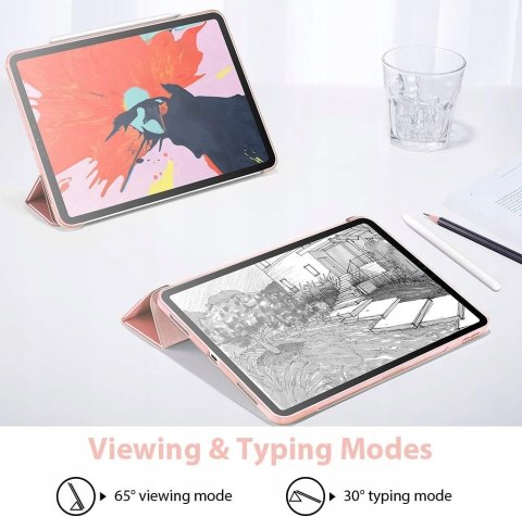 ETUI ZAMYKANE RÓŻOWE IPAD PRO 12.9' 2020/2018