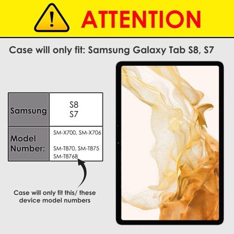 ETUI ZAMYKANE ZŁOTE SAMSUNG GALAXY TAB S8 2022