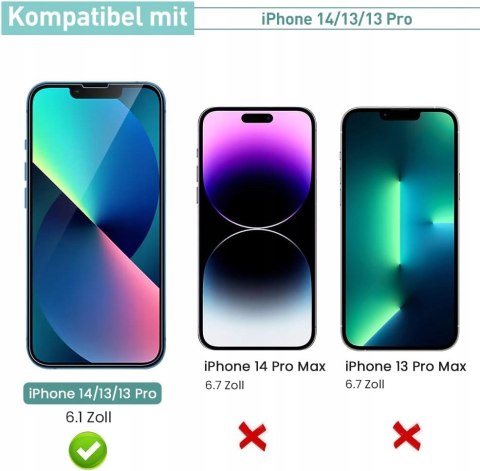 SZKŁO HARTOWANE 9H IPHONE 13/13 Pro/14 6.1'
