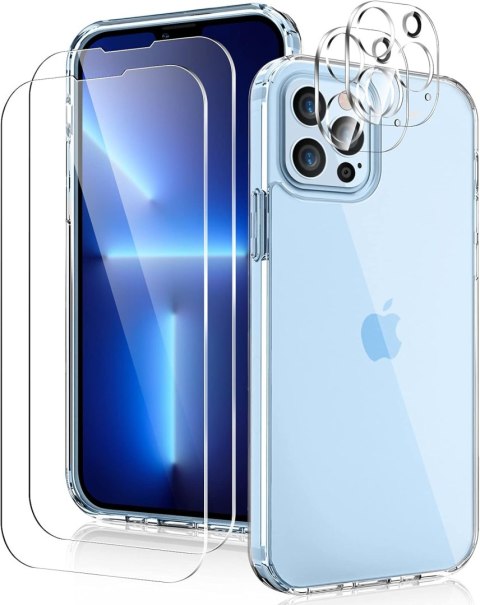 ZESTAW ETUI SILIKONOWE APPLE IPHONE 13 PRO MAX 6.7" +2x SZKŁO HARTOWANE ZESTAW ETUI SILIKONOWE APPLE IPHONE 13 PRO MAX 6.7" +2x SZKŁO HARTOWANE