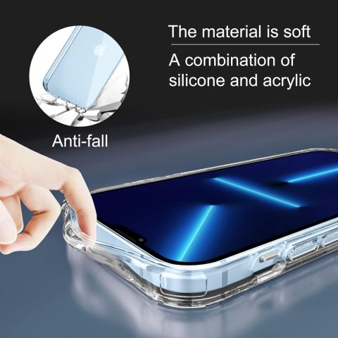 ZESTAW ETUI SILIKONOWE APPLE IPHONE 13 PRO MAX 6.7" +2x SZKŁO HARTOWANE ZESTAW ETUI SILIKONOWE APPLE IPHONE 13 PRO MAX 6.7" +2x SZKŁO HARTOWANE