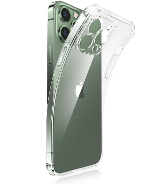 ETUI APPLE IPHONE 13 PRO MAX SILIKONOWE BEZBARWNE PRZEZROCZYSTE A2484